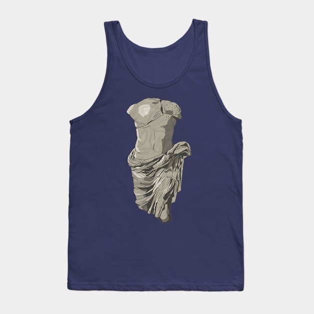 Sculpture Tank Top by Slugmallows